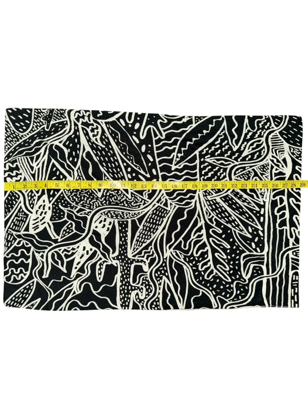 Black & White Botanical Print Pillowcase Set